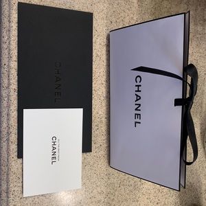 Chanel gift box with card and sleeve